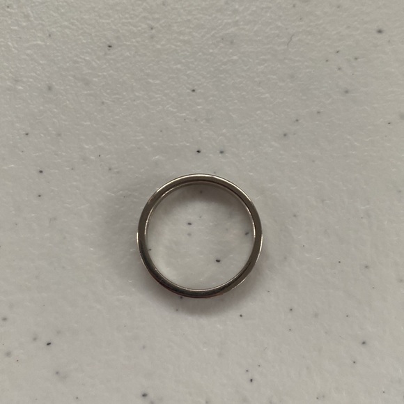 Pink & White Cubic Zirconia Sterling Silver Eternity Ring - Picture 8 of 9